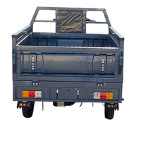 Triciclo de Carga Eléctrico Personalizado de Tres Ruedas con Carrocería Abierta, Motor sin Escobillas, Frenos de Disco Delanteros/Freno de Tambor Trasero, Capacidad de Carga de 100-200 kg, Alcance de 90 km