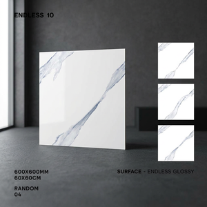 Azulejos de Porcelana con Aspecto de Mármol Aramani Seal, 600x600mm, Brillantes, Diseño Cerámico GVT - Product Image 5