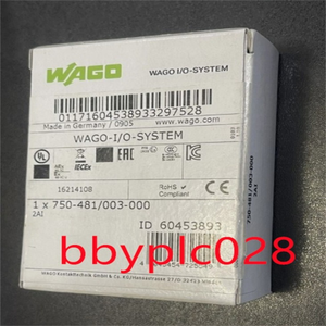 New 750-481/003-000 <span class=keywords><strong>2</strong></span>-kênh Analog Mô-đun đầu vào trong hộp Thương hiệu New gốc tại chỗ PLC - Product Image 1