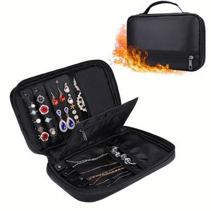 Custom Fire Resistant Fire Proof Jewellery Organizer <b>Bag</b> for Jewel - Product Image 1