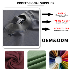 เสื้อยืดผ้าฝ้ายโอเวอร์ไซส์สำหรับผู้ชายเสื้อยืด100% ผ้าคอตตอนรุ่น Vysweight สำหรับผู้ชายย้อนยุคงานตามสั่ง - Product Image 3