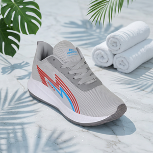 Zapatillas de deporte de malla transpirable para hombre, zapatos deportivos ligeros con cordones, suela suave antideslizante, calzado informal para correr, malla transpirable para hombre - Product Image 5