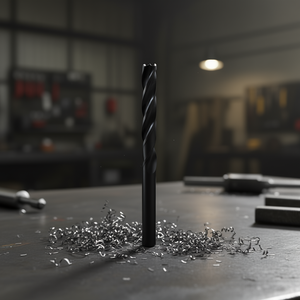 Broca helicoidal HSS de 8.9 mm y 125 mm de longitud, serie corta, con revestimiento negro para perforación de metal - Product Image 3