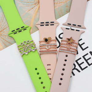HMJ - Juego de Decoración para Relojes con Diseño de Huellas de Perros y Gatos, Correa de Reloj con Dijes para <span class=keywords><strong>Accesorios</strong></span> de <span class=keywords><strong>Apple</strong></span> Watch - Product Image 6