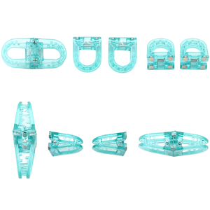 مشبك شعر ذكي مغناطيسي صديق للبيئة بنقشة الفهد، مشابك شعر مخصصة للاستخدام اليومي العادي، إكسسوارات شعر نسائية - Product Image 3