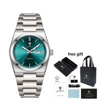 Reloj de Pulsera de Lujo para Hombre Gohuos 8807 78807, Relojes de Pulsera de Cuarzo Originales Resistentes al Agua para Hombre, Reloj para Hombre, Montre Homme, Caja y Bolsa