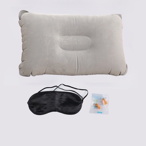 Self-Inflatable Outdoor Suede Camping <strong>Pillow</strong> Comfortable Portable PVC Travel Neck <strong>Pillow</strong> - Product Image 2