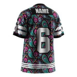 Uniforme Deportivo Personalizado con Logotipo, Secado Rápido, Diseños Nuevos 2024-2025, Jersey Cosido, Paquete de Camisetas de Fútbol Americano - Product Image 5