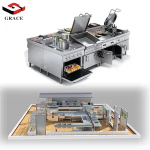 China fornecedor comercial restaurante cozinha equipamentos Hotel catering equipamentos conjunto completo