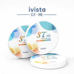 Vente directe du fabricant Ivista, disques en zircone de haute qualité, disques dentaires en zircone, blocs en zircone blancs ST-ML - Product Image 1