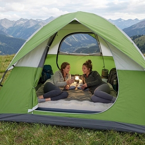 Carpa Domo Impermeable Coleman <span class=keywords><strong>Sundome</strong></span> para 4 Personas, Fácil de Instalar, con Cubierta para Lluvia, Montaje Rápido, Ideal para Senderismo y Festivales - Product Image 5