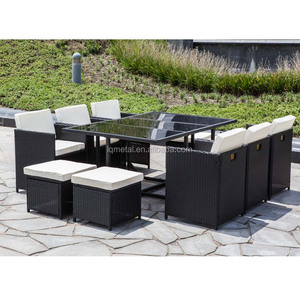 <strong>Cube</strong> <strong>Dining</strong> <strong>Set</strong> 11 Piece Outdoor <strong>Dining</strong> <strong>Set</strong> High Back Chair Foldable KD <strong>Dining</strong> <strong>Set</strong> - Product Image 1