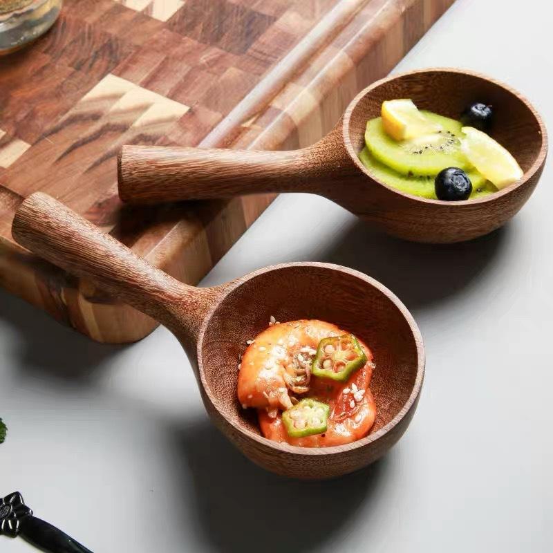 WY084 Chicken wing wooden water spoon