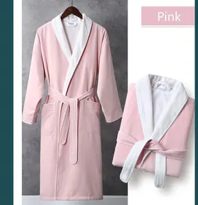 <span class=keywords><strong>Accappatoio</strong></span> in pelle di pesca Gabardine a doppio strato per Hotel di <span class=keywords><strong>lusso</strong></span> 100% microfibra da <span class=keywords><strong>uomo</strong></span> - Product Image 5