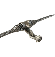 Collier de tension à coin en alliage d'aluminium pour ligne aérienne, matériel de fixation pour conducteur ACSR, norme IEC 61284