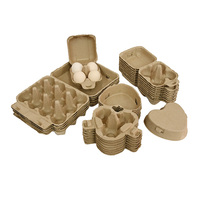 Boîte à œufs Bantam de petite taille, 12/15/18 alvéoles, plateau en pâte de papier biodégradable, format spécialisé pour œufs de volailles exotiques miniatures