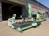 Centre de traitement automatique de portes d'armoires et de meubles intelligents, machine de fraisage CNC ATC pour le travail du bois, équipement de sculpture sur bois automatique