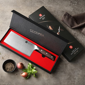 新款德国1.4116不锈钢天然紫檀手柄厨房蔬菜切肉刀 - Product Image 4