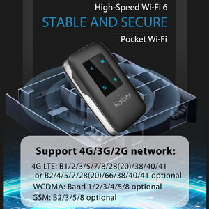 Karbor เราเตอร์ Wi-Fi 4G LTE <span class=keywords><strong>MF837</strong></span>พกพากลางแจ้งพร้อมช่องใส่ซิมการ์ด esim VoIP WEP QoS Firewall แบตเตอรี่ VPN 3000mAh - Product Image 4