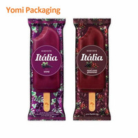 Sacs personnalisés pour glaces, impression personnalisée, vente en gros, emballage plastique thermoscellé, sacs d'emballage pour glaces, crèmes glacées, sucettes glacées