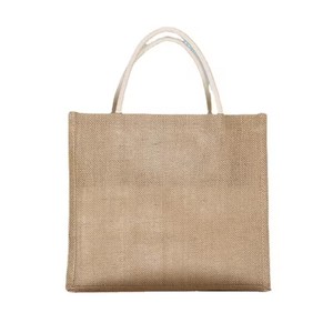 Fabricants sacs d'épicerie naturels personnalisés sacs en toile de jute sacs de plage sac fourre-tout en jute jute sac fourre-tout en toile de jute vierge - Product Image 2
