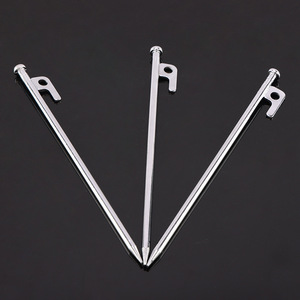 Niu Bang <b>Tent</b> Pegs 20-40Cm High Carbon Steel Outdoor Camping Ground Pegs All Seasons Use - Product Image 2