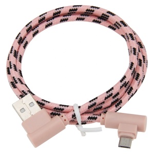 Cáp Dữ Liệu Micro <span class=keywords><strong>USB</strong></span> Dây Sạc Nhanh 1M Cáp Sạc Micro <span class=keywords><strong>USB</strong></span> 90 Độ Cho Dây Sạc Điện Thoại Samsung Android - Product Image 2