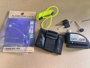 Lucchetto Antifurto Impermeabile per Moto, Bicicletta e Scooter <span class=keywords><strong>con</strong></span> <span class=keywords><strong>Allarme</strong></span> per Disco Freno - Product Image 2