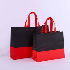 Wehzhou plegable aislado bolso de compras de comestibles 2 color bolso no tejido - Product Image 3