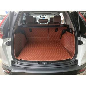 Tapis de coffre de voiture en cuir sur mesure, ensemble complet 3 pièces, motif écossais avant/arrière, style luxueux, épaisseur 2 mm, garantie 1 an - Product Image 3
