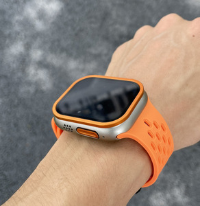 Estuche protector integrado con marco de metal Película templada de 49mm <span class=keywords><strong>para</strong></span> <span class=keywords><strong>Apple</strong></span> <span class=keywords><strong>Watch</strong></span> 8 Ultra en bandas de reloj inteligente de color <span class=keywords><strong>original</strong></span> - Product Image 6