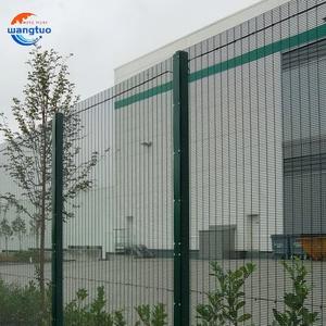 Clôture en treillis métallique 358 haute sécurité à <span class=keywords><strong>prix</strong></span> d'usine, portails de sécurité en treillis soudé 358 pour prison et aéroport - Product Image 3