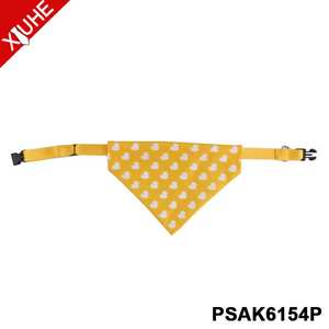 Nuevo diseño de dibujos animados patrón bufandas Digital impreso mascotas <span class=keywords><strong>Bandana</strong></span> personalizado poliéster mascota triángulo bufanda - Product Image 5