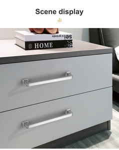 Mass - produced Zinc alloy simple wardrobe long handle kitchen cabinet <b>Drawer</b> wardrobe Kitchen cabinet door handle - Product Image 5