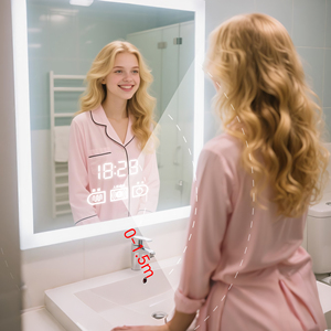 Dc12v/24V mờ CCT Bộ nhớ thời gian và hiển thị nhiệt độ Ba nút cảm ứng cảm biến chuyển đổi cho gương - Product Image 6