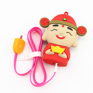 DY-001 populaire carton figure 2600mah banque de puissance pour téléphone portable style chinois dieu de la richesse banque de puissance jetable - Product Image 5