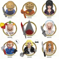Figuras Mini de Bloques de Construcción ABS, Estilo Halloween, Adorno de Escritorio Coleccionable DIY, Regalo Festivo para Adolescentes y Coleccionistas