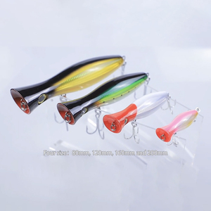 Leurre Popper <span class=keywords><strong>pour</strong></span> Maquereau, Pêcheur, Bar, <span class=keywords><strong>Truite</strong></span>, Marlin, Cabillaud, Saumon, Pêche <span class=keywords><strong>en</strong></span> Mer, Pêche <span class=keywords><strong>en</strong></span> Bateau, Leurres Artificiels Durs <span class=keywords><strong>en</strong></span> ABS - Product Image 1