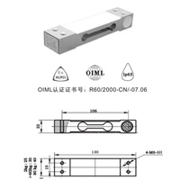 Celda de Carga de Viga en Cantilever de Alta Precisión DIYmall YZC-1B, Sensor de Pesaje de 3KG/5KG/8KG/10KG/15KG/30KG/40KG/50KG/120KG/200KG