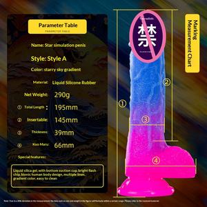 Siliconen dildo, zacht vlees, ultra realistisch, extra groot, seksspeeltje voor vrouwen, vrouwelijke masturbatie, gemaakt in Guangdong - Product Image 6