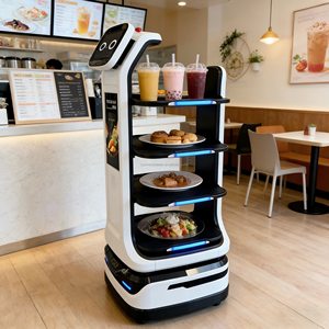 Robots commerciaux humanoïdes intelligents à <span class=keywords><strong>intelligence</strong></span> <span class=keywords><strong>artificielle</strong></span>, charge utile de 40 kg, recharge automatique, commande par application, livraison - Product Image 3