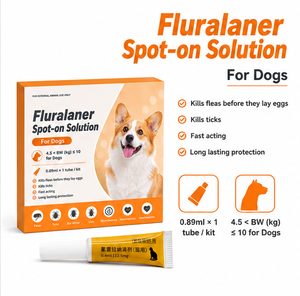 Solution topique Fluralaner pour chiens - Soins pour animaux de compagnie |   Traitement contre les puces et les tiques |   Contrôle des parasites à action rapide et longue durée - Product Image 1