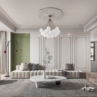 Panneau de mur italien contemporain de concepteur avec des options faites sur commande d'épaisseur pour les intérieurs résidentiels de luxe