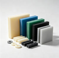 Plaques en nylon blanc PA6, barres en polyoxyméthylène, plaques en plastique solide