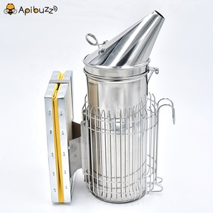 Kích Thước Lớn Chống Bỏng Loại SS Mật Ong Nghề Nuôi Ong Bee Hive Người Hút Thuốc Với Bể Bên Trong Bee Thiết Bị Giữ Nghề Nuôi Ong Apicultura - Product Image 3