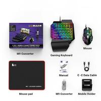 Kit Konverter Game Mobile Gamwing M9, Adaptor Keyboard & Mouse untuk Game Native Call of Duty di Android & iOS