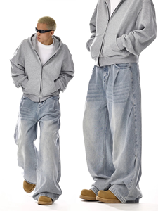 <span class=keywords><strong>Jeans</strong></span> da <span class=keywords><strong>uomo</strong></span> Casual <span class=keywords><strong>a</strong></span> <span class=keywords><strong>vita</strong></span> media Y2K larghi lavati estivi colorati <span class=keywords><strong>Jeans</strong></span> larghi dritti <span class=keywords><strong>a</strong></span> gambe larghe in Denim per l'autunno - Product Image 2