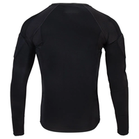 Kaos Pelindung Leher Hoki Es Lengan Panjang Ramah Lingkungan dengan Logo Kustom, Bahan Stretch Compression, Tahan Potong, untuk Pakaian Hoki Profesional