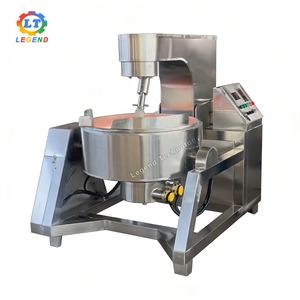 Marmite de cuisson inclinable en cuivre avec agitation planétaire automatique, modèle T2, cuve en cuivre pur, cuve de cuisson électrique à double enveloppe chauffante - Product Image 1