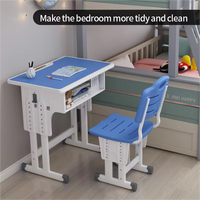 Ensemble bureau et chaise de qualité parfaite avec des couleurs optionnelles construites à partir de métal de haute qualité